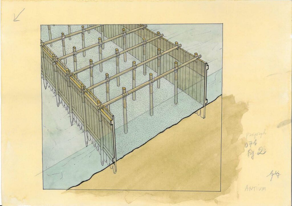 Dessin - Caisson d'Antium