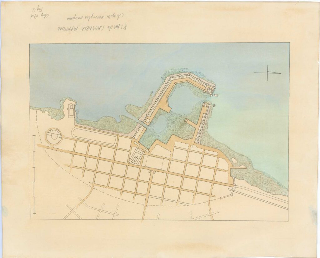 Carte-plans - Plan de Caesarea Maritima