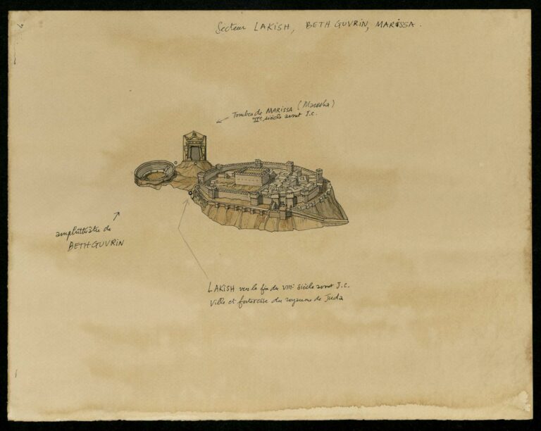 Dessin - Planche : monuments de Lakish