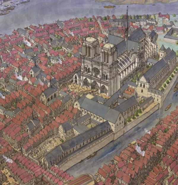 Puzzle 1000 pièces "Notre-Dame sur l'île de la Cité"
