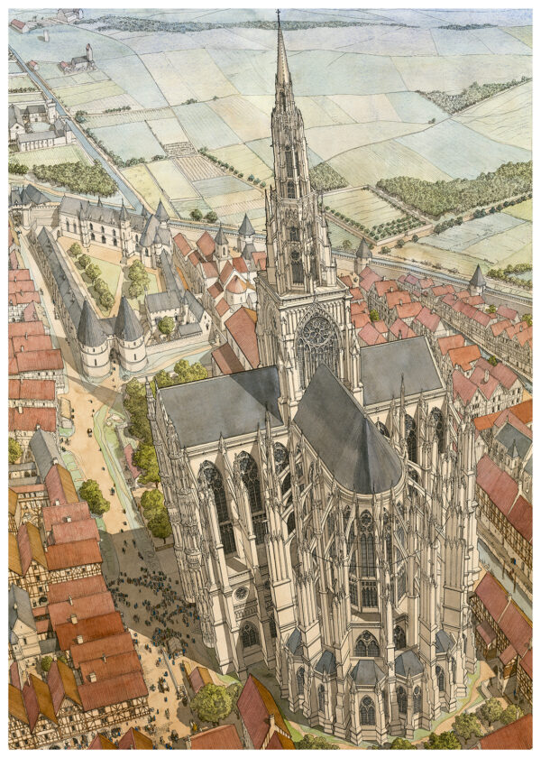 La cathédrale gothique de Beauvais