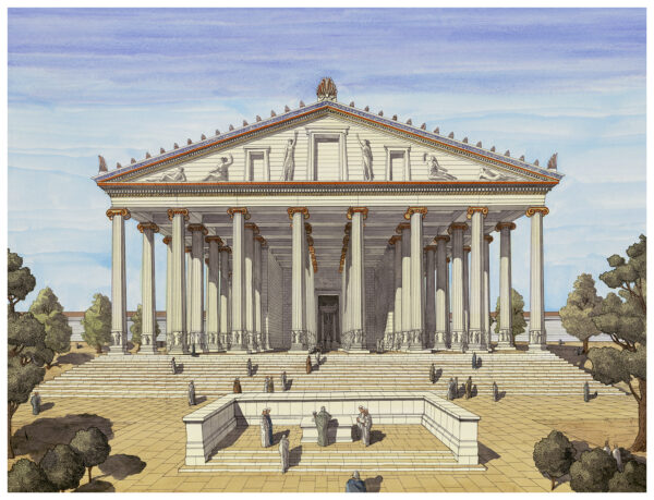 Le temple d’Artémis d'Ephesus (Ephèse) en Turquie