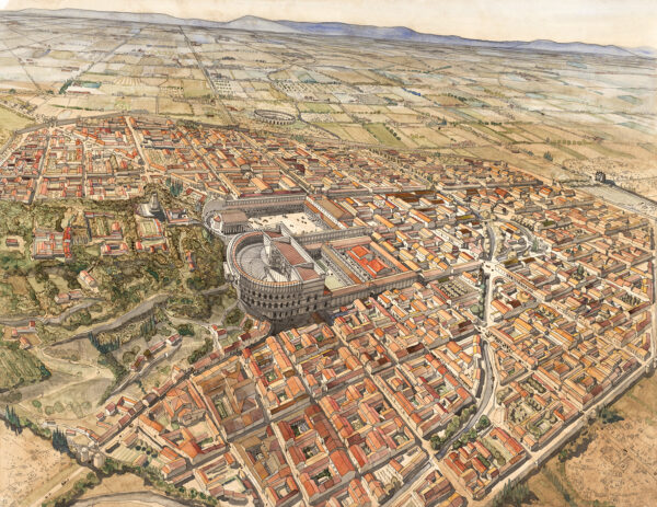 Vue générale d'Arausio (Orange)