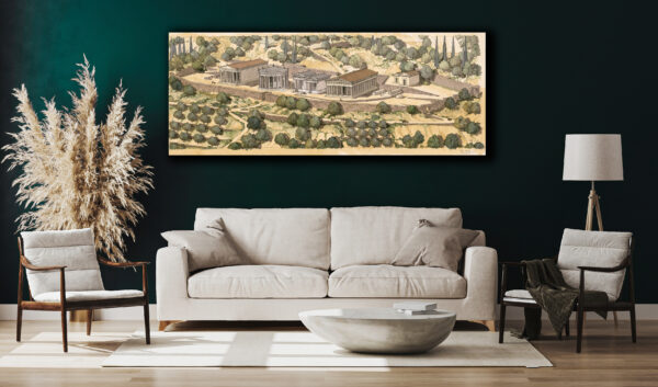 GRAND FORMAT - Sanctuaire de Marmaria à Delphes (Grèce)