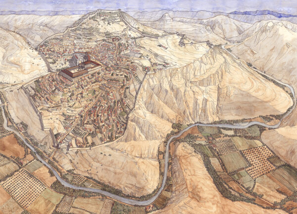 Vue générale de Bilbilis (Calatayud), Espagne